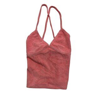 Highrack Studios Peggy Backless Top in Guava